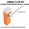 L9BAR 7,3 m Kit - sada rychlé automatické závory s ramenem 7,3 m